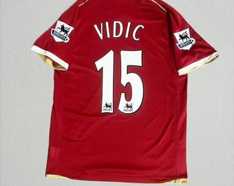 Manchester United Vidic 15 Jersey - 2006 2007 Fußball Fan Geschenk - Kultiges Jersey