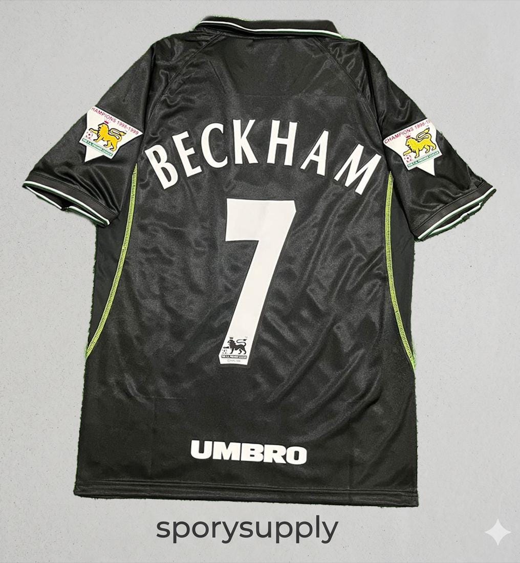 Manchester United 1999 Jersey - Etsy