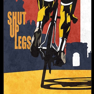 Póster del Tour de Francia, arte ciclista, arte ciclista del Giro, ciclismo retro, regalo ciclista motivacional, arte mural ciclista