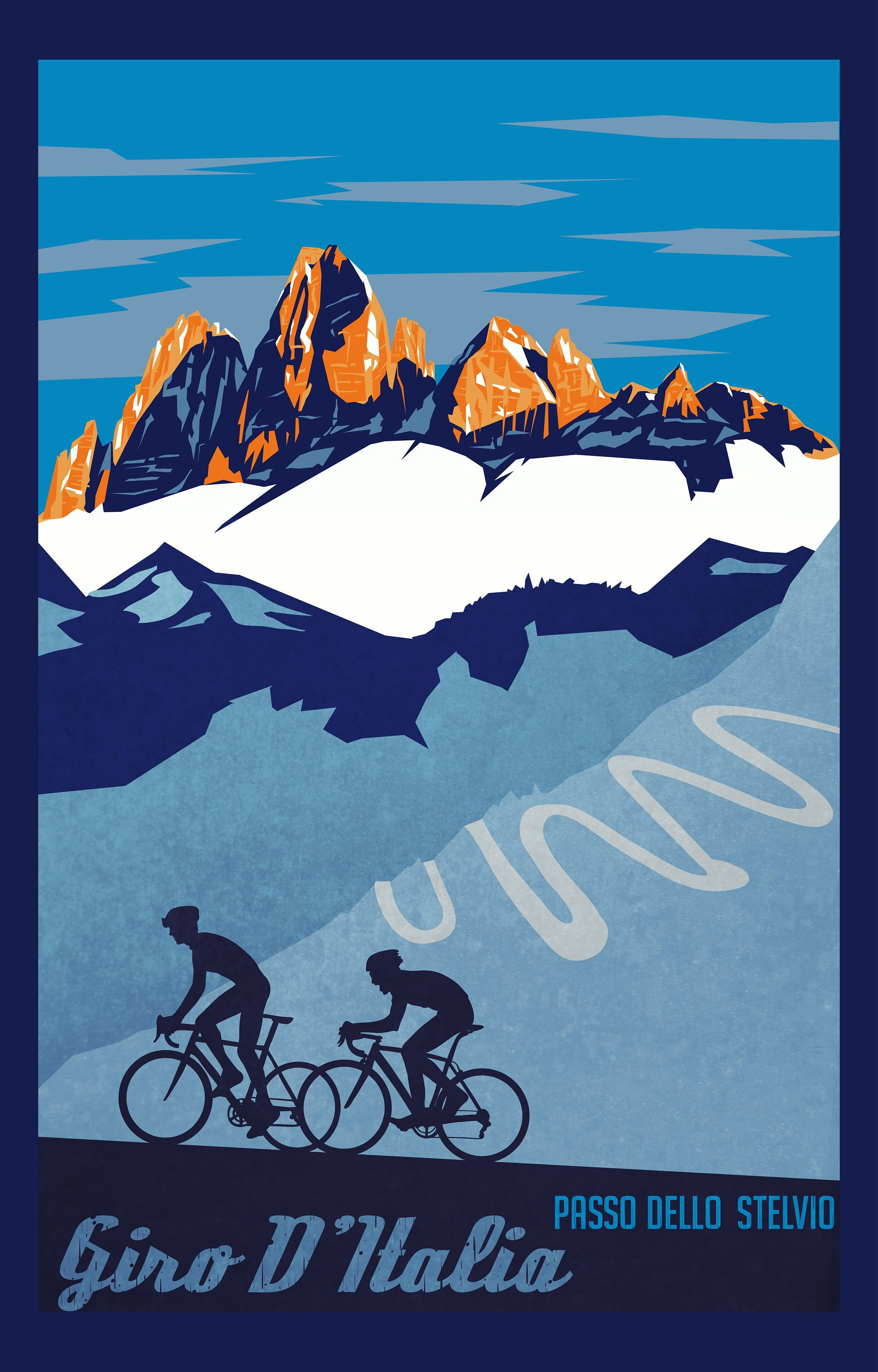 vintage cycling posters uk