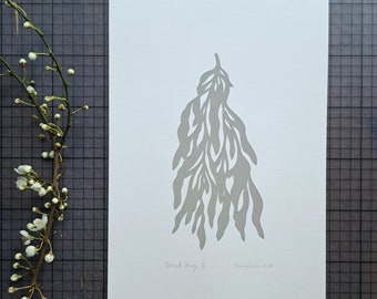 Papercut 'Dried Sage 2' A4