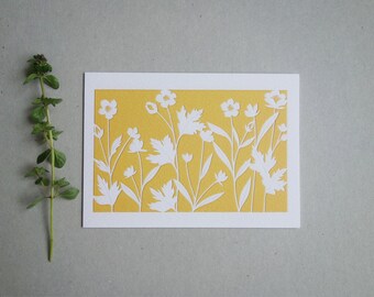 Greetings Card 'Buttercups'