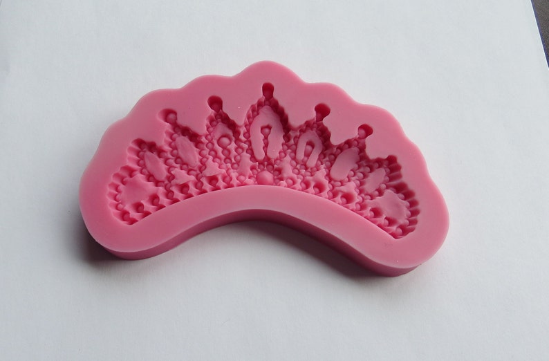 Princess Tiara SILICONE MOLD Crown Mold Flexible Fondant Etsy