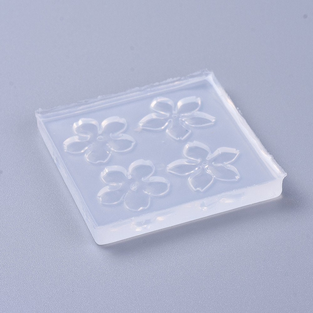 4 Цветы SILiCONE MoLD, гортензия плесень, цветочная плесень, шоколадная плесень, УФ смолы плесени, полимерной глины плесени, ювелирные изделия плесени (W5)