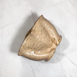 7 oz Speckled Peachy Sacred Vessel Planter