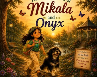 Die Abenteuer von Mikala und Onyx – Geschichtenbuch | Druckbare Kinder PDF Bücher für Alter 5-9 | Kinder eBook | Naturgeschichte für Kinder