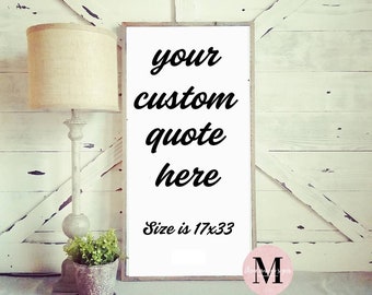 Create your own wall decor with a custom quote | Personalized wood sign | Custom wall decor | Personalized wall art | Gifts for couples