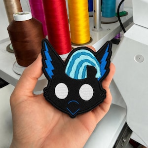 Deadlock Rem Embroidered Patch, Video Game Character Badge, Gamer Backpack Accessory (10x10 cm)