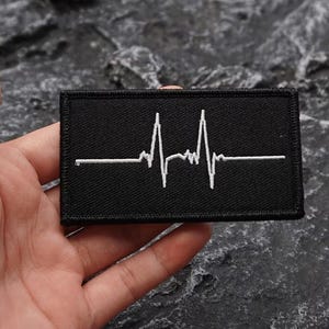 EKG Herzschlag Patch - Krankenschwester EMS Haken und Loop Patch