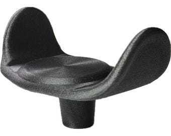 Carbon Fiber Wheelchair Joystick Handle, Goalpost Topper, Ergonomic Adaptive U-Shape Grip, Fits Powerchair Joysticks