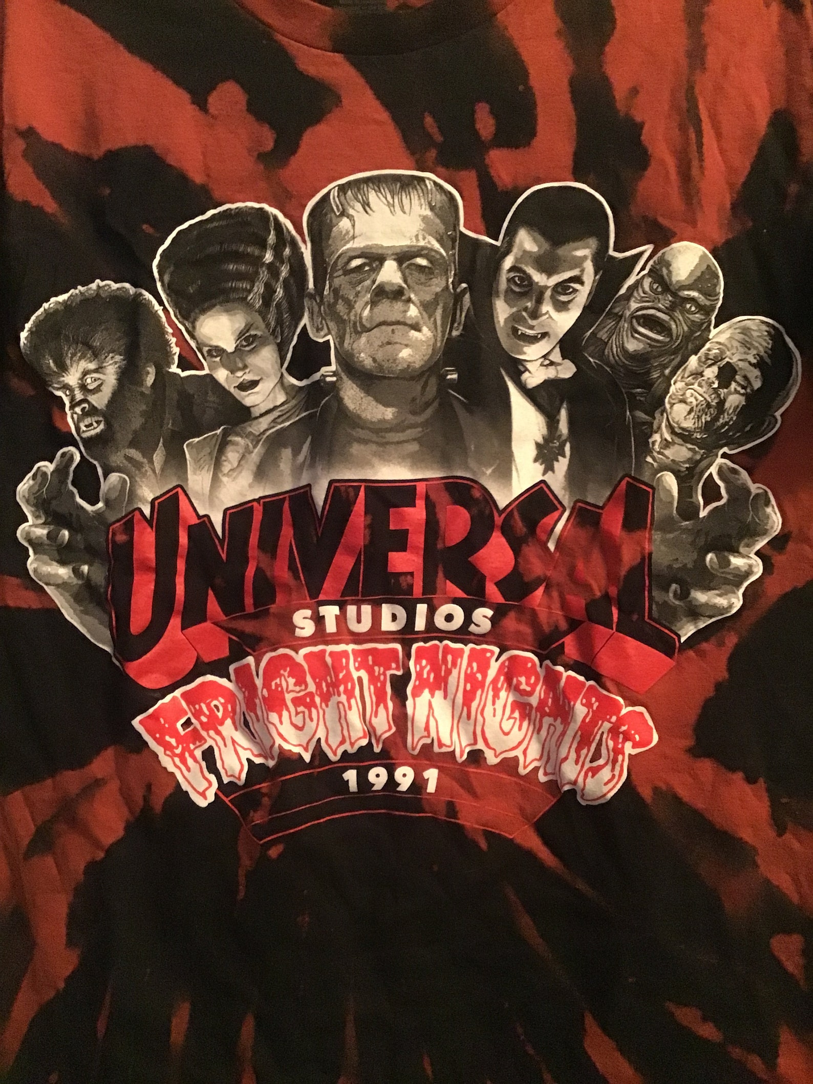 Universal Studios Halloween Horror Nights 1991 Fright Nights Etsy