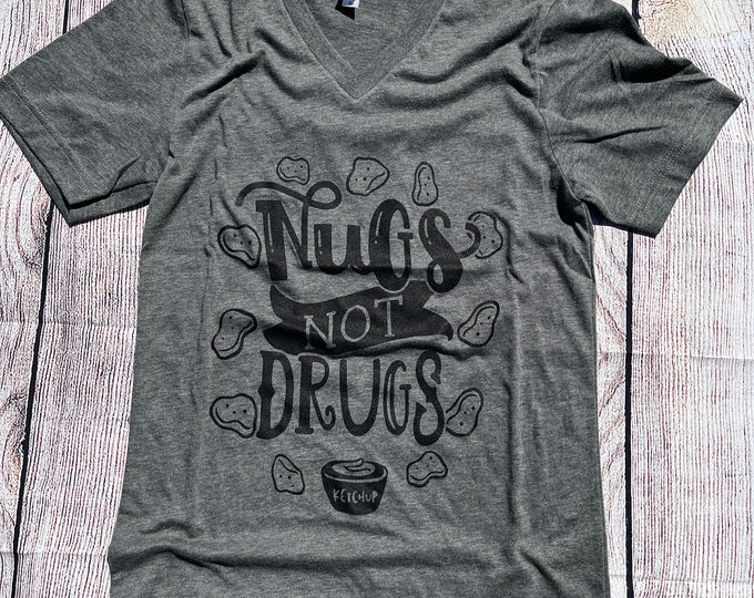 Nugs Not Drugs. Red ribbon week adult shirt