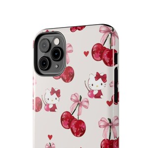 Hello Kitty Cherry Pattern Phone Case Shock Absorbent image 16