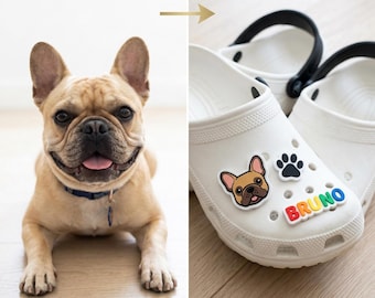 Custom Pet Croc Charms From Photo Personalized Shoe Charms Dog Croc Charm Cat Croc Charm Set Dog Mom Gift Pet Memorial Gift Pet Lover Gift