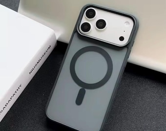 Luxury Acrylic MagSafe iPhone Case | Shockproof Clear Armor Cover | Magnetic Protection for iPhone 17 Air, 16, 15, 14, 13, 12, 11 Pro Max
