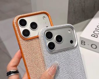 Étui MagSafe en cuir soyeux de luxe pour iPhone | Coque magnétique antichoc | Protection antichute haut de gamme pour iPhone 17, 16 et 15 Pro Max