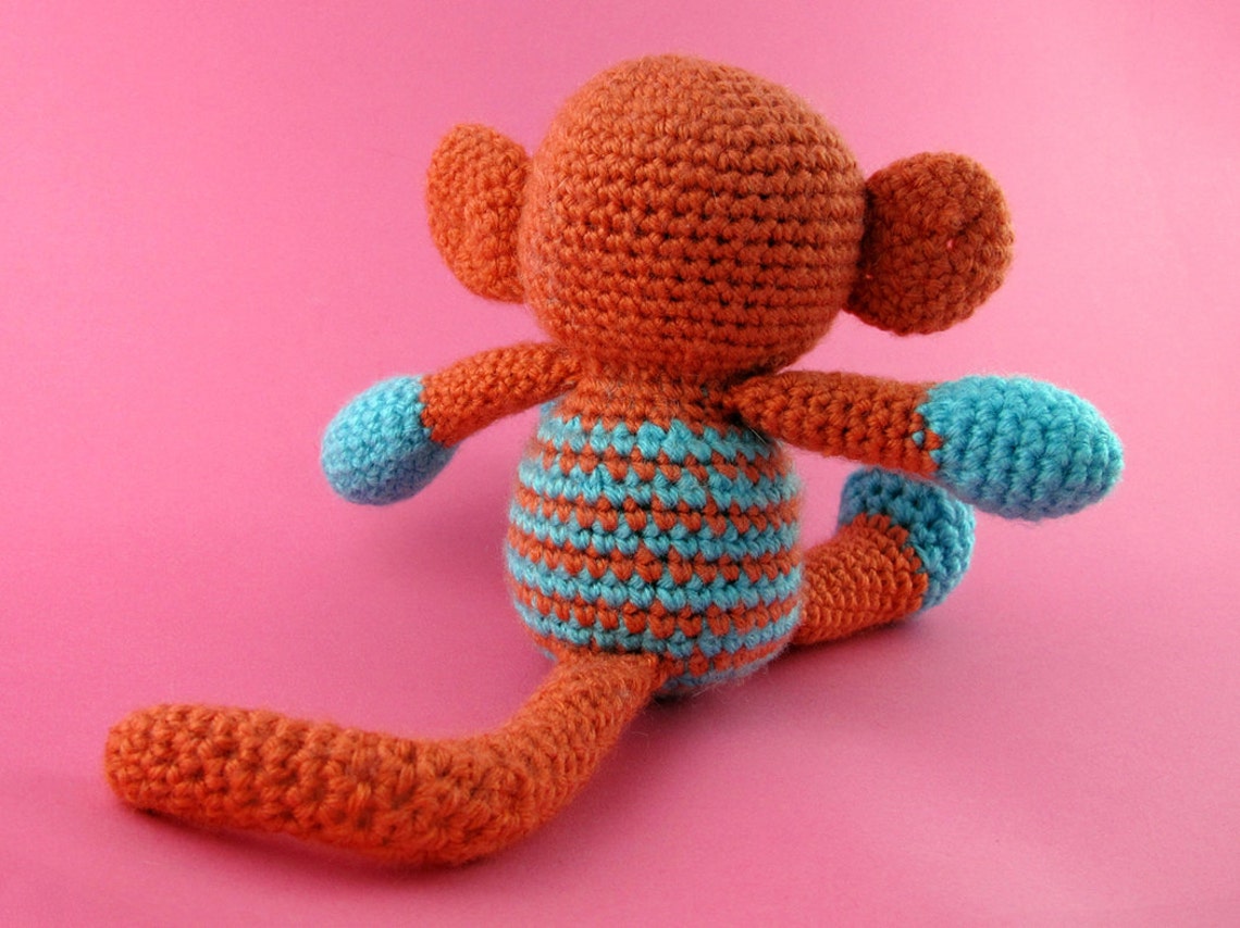Monkey Amigurumi PDF PATTERN - Etsy