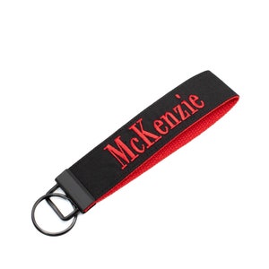 Pick Your Colors Keychain - Custom Wristlet Keyfob Personalized - Monogrammed Key Fob - Add Embroidered Monogram, Name, Phrase or Initial