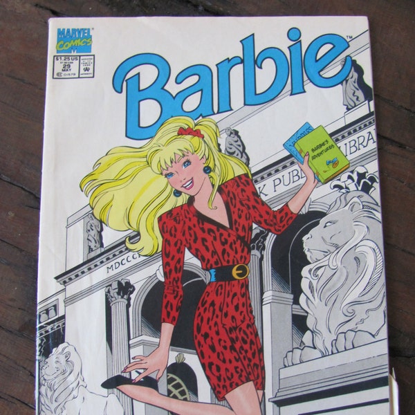 FREE SHIPPING in the US-Vintage Marvel Barbie Comic Book