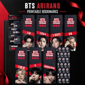 Bts Bookmarks - Etsy