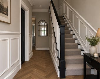 Complete Wall Panelling Guide including up stairs