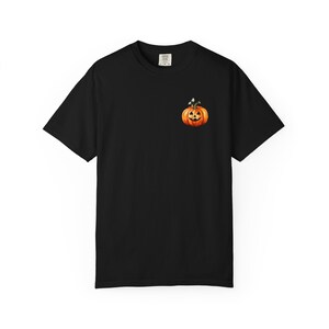Jack-O'-Lantern Pumpkin T-shirt | Small Chest Halloween Pumpkin Design