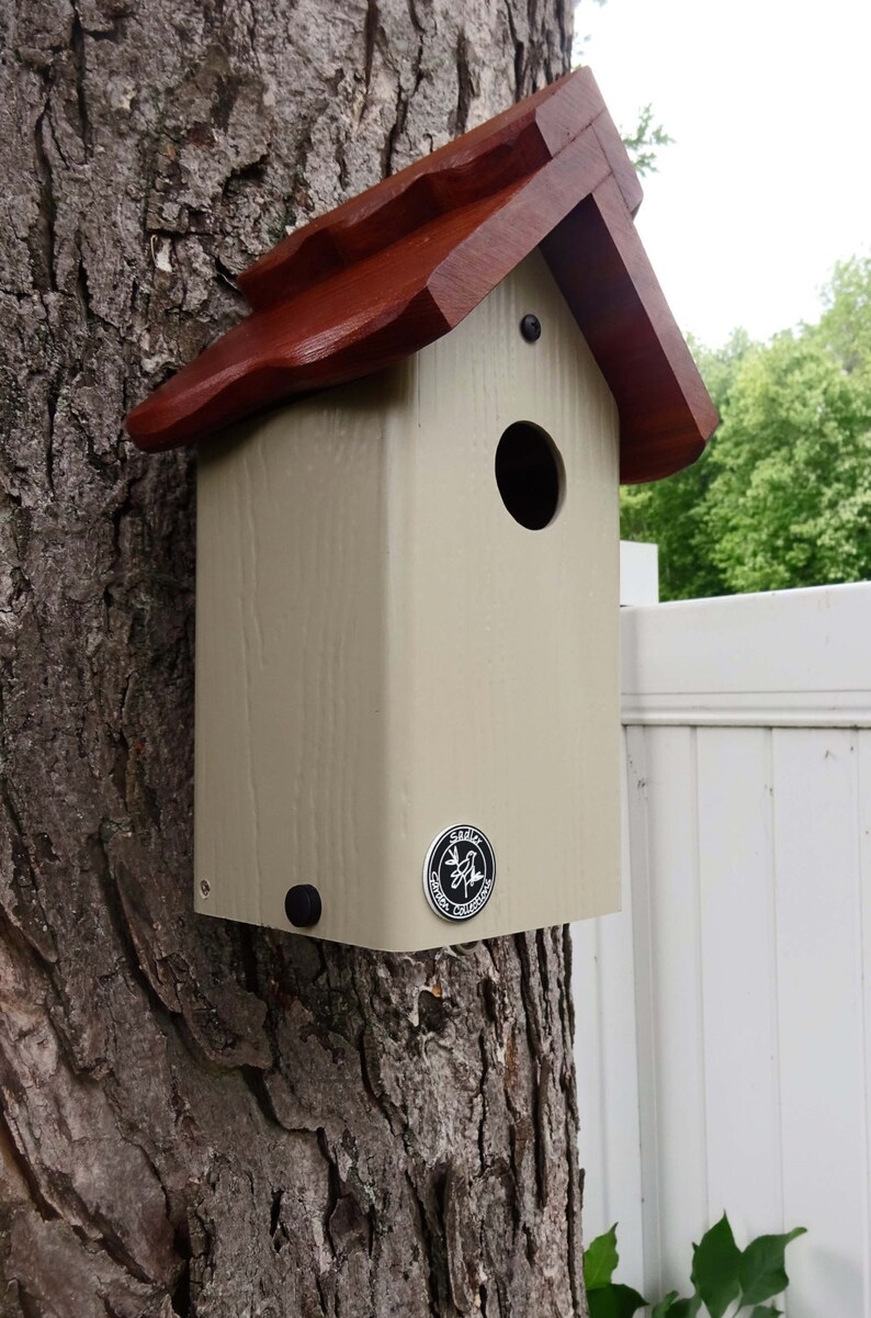 Bluebird House PVC Cedar Outdoor Birdhouse Original - Etsy