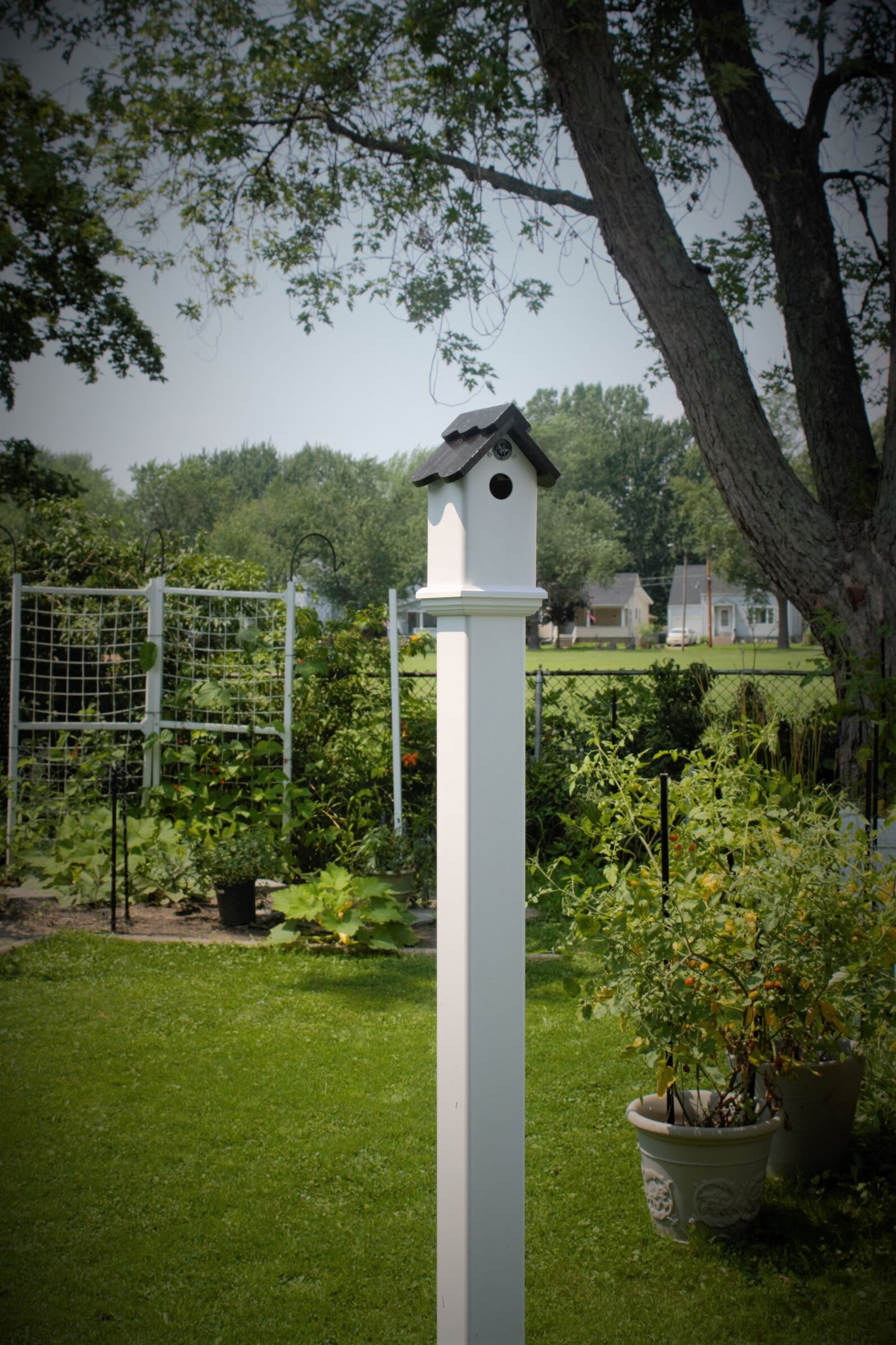 Weatherable All PVC Birdhouse to Cap a 4 X 4 PVC Post Etsy