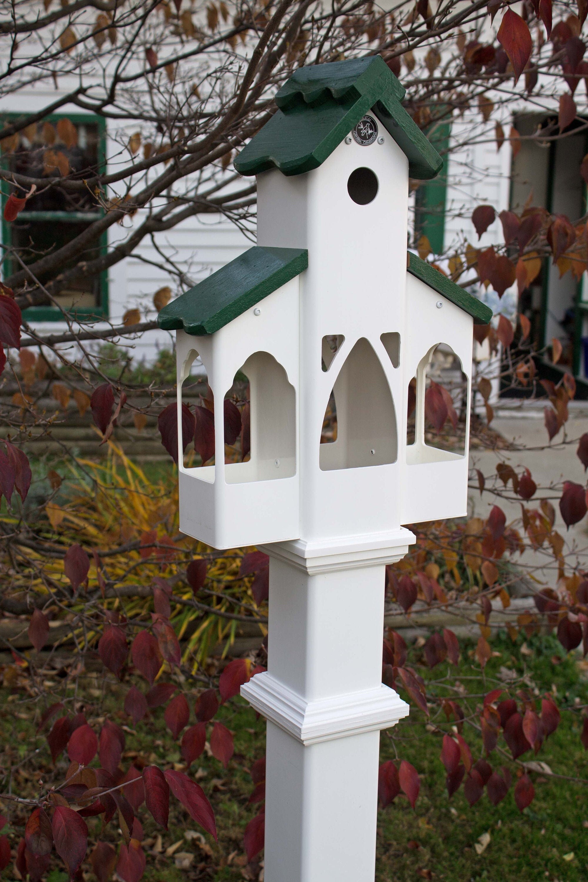 Weatherable Bird tower multi purpose bird feeder bird house Etsy
