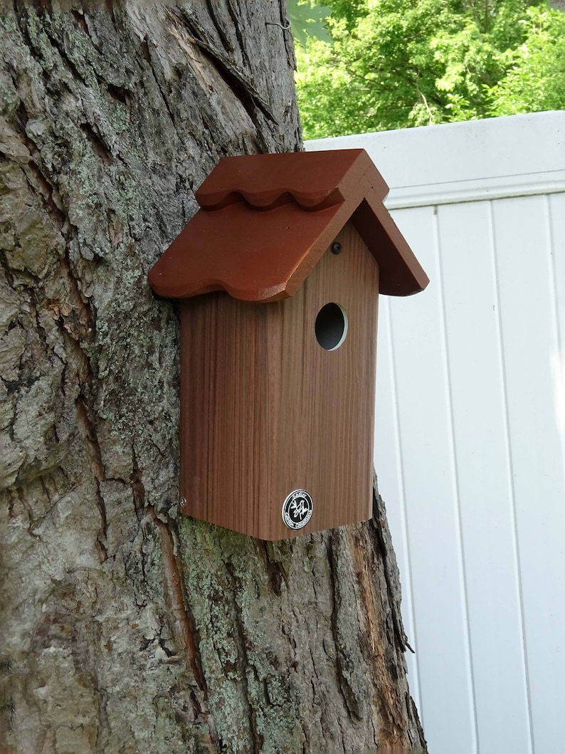 Bluebird House PVC Cedar Outdoor Bird House Best Value Etsy