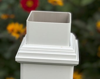 custom order Gabe McNatt PVC Post Transition Bracket: 5-inch to 4-inch Adapter (20-long