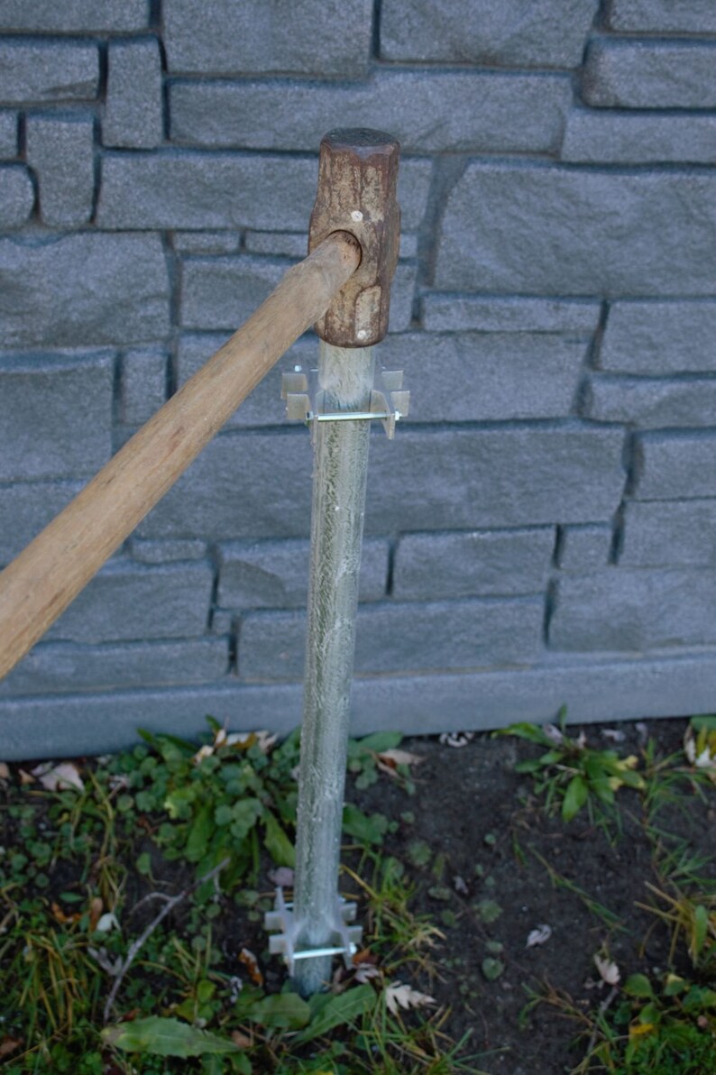 4x4 white PVC post & pipe PVC fence post steel pipe Etsy