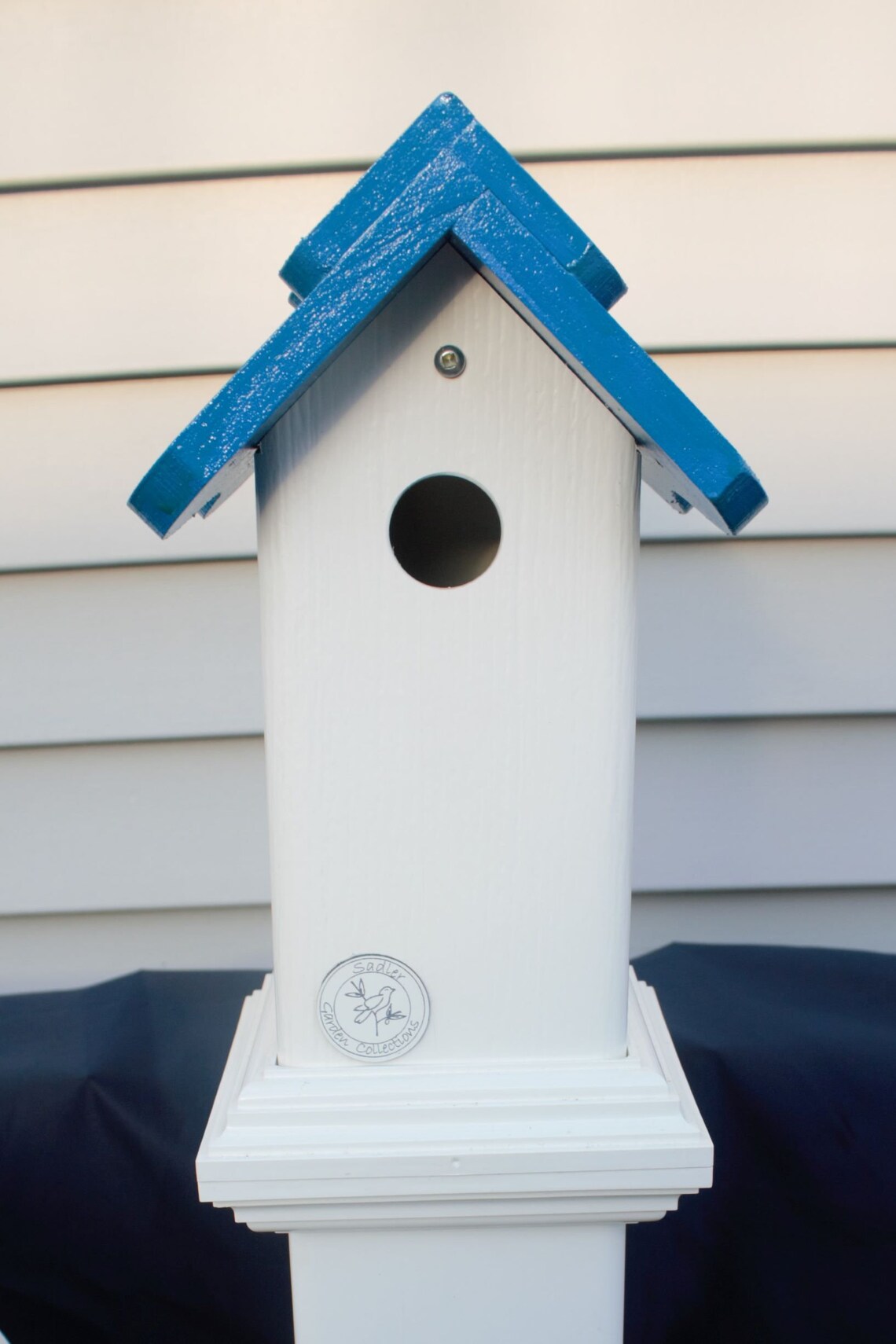 PVC Post Mount Bird House for Chickadee and Small Birds. All Etsy