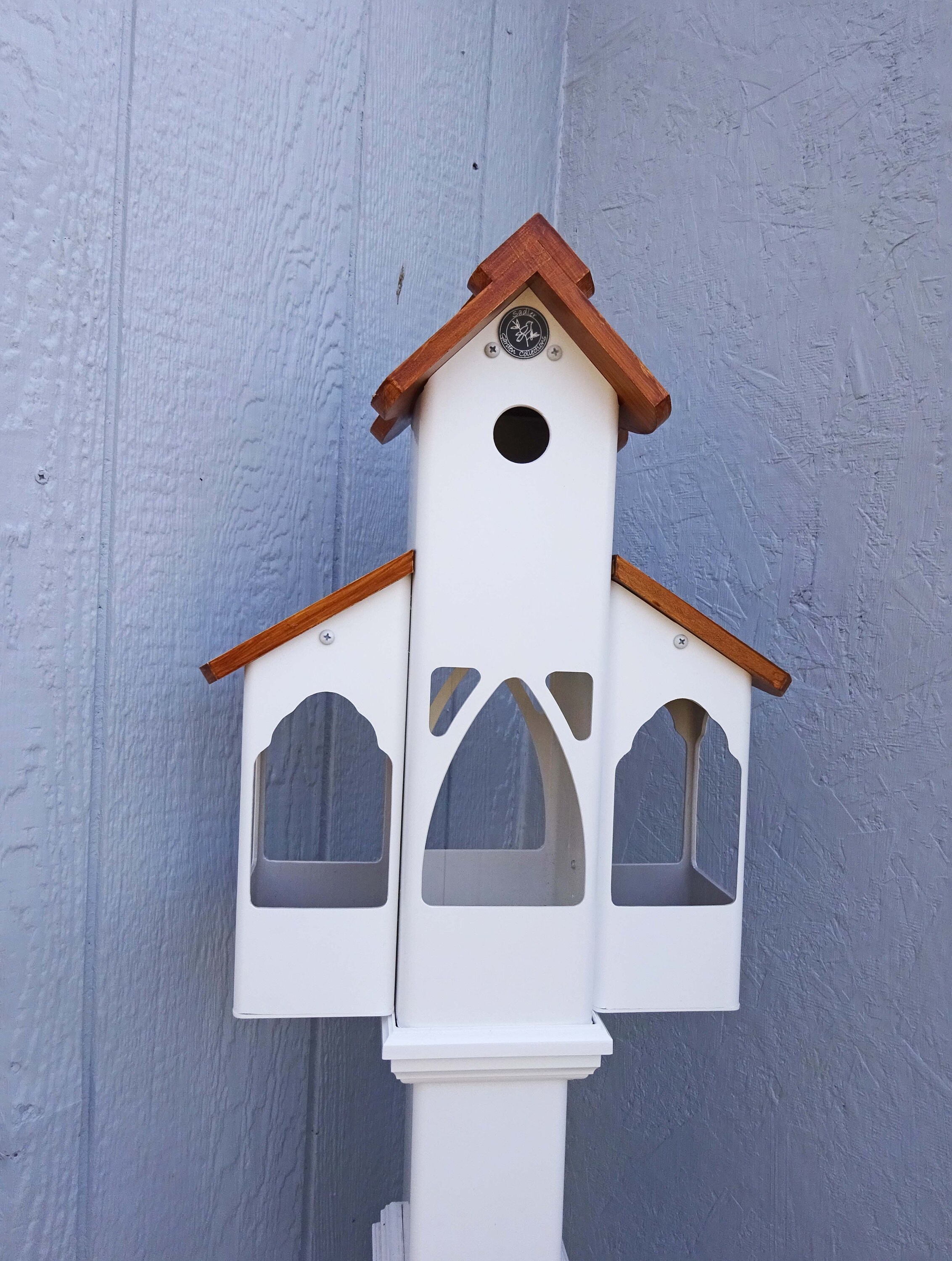 Weatherable Bird tower multi purpose bird feeder bird house Etsy