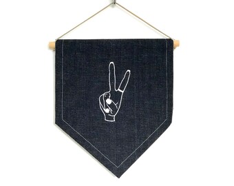 Deuces Mini Banner - LIMITED EDITION - Wall Decor // Wall Art // Wall Hanging // Nursery Decor // Nursery Banner // Wall Banner