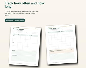 Behavior Documentation Quick-Start Toolkit | ABC Log, Incident Notes, Parent Contact Log, Fillable SPED Forms