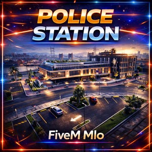 Comisaría de policía / FiveM MLO / MLO / Optimizado / Juego de rol / Alta calidad /
