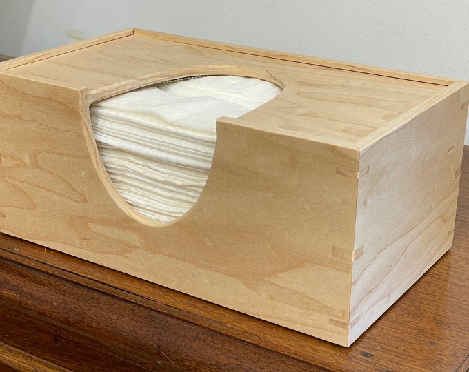 Puffs Tissue Box Cover Standard Size Made Out of Maple Etsy