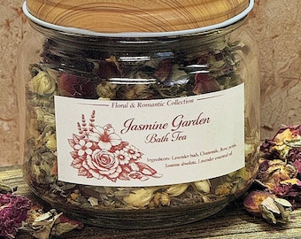 Floral & Romantic Bath Tea Collection (3-8oz jar set)