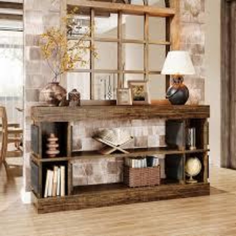 Farmhouse Console Table Plans PDF | DIY Sofa Table Woodworking Plans ...