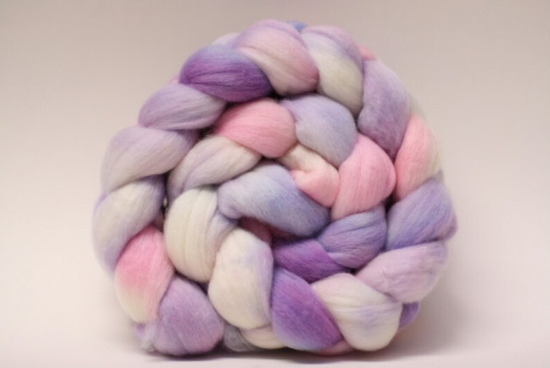 Handpainted Wool Roving Hand Dyed Superfine Merino SFM10b