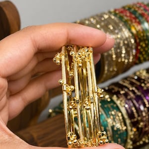 Ghungroo Bangles Set for Women | Traditional Punjabi Kada | Indian Ethnic Jewelry | Wedding & Festive Bangles