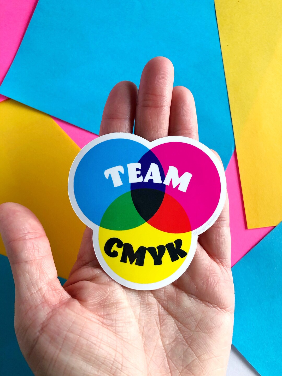 Team CMYK Print Graphic Designer Sticker | Design Student Gift | Artist ...