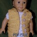 NEW 049 Knit hooded sweater vest for American Girl doll