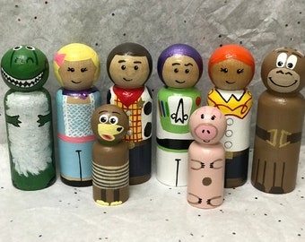 Toy Story Custom listing set 9 pegs