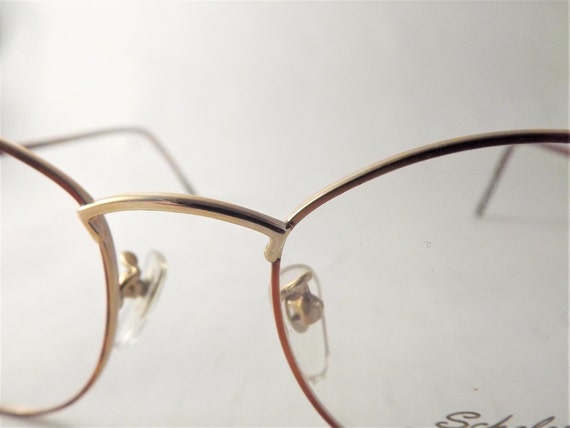 Vintage Women's Oval Copper Tortoise Shell Wire M… - image 4