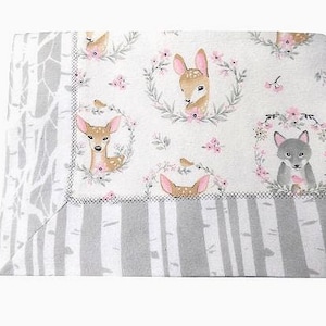 Self Binding Flannel Receiving Baby Blanket Soft And Minky Baby Lovey Blanket Quilted Blanket