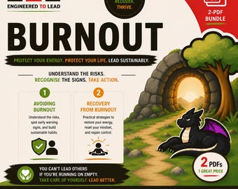 Manager Burnout Guide | Avoidance & Recovery Strategies (2 PDFs)