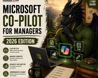 Microsoft Copilot for Managers | The AI already in your Inbox, use it properly | An EXCELLENT Leadership Tool | PDF Instant download