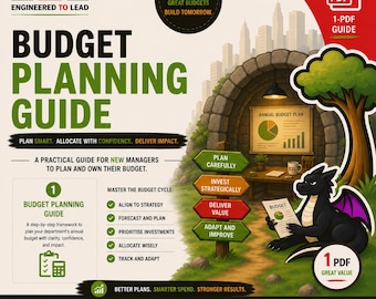 Department Budget Planning Guide | New Manager | CapEx OpEx | Forecasting | Cost Control | PDF Download